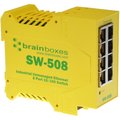 Brainboxes Ltd Industrial Ethernet 8 Port Switch SW-508